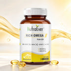 NutraEver Rich Omega Fish Oil 1000mg | EPA + DHA Softgels