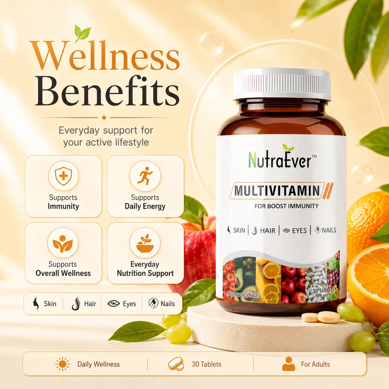 Nutra's Multivitamin for boost immunity