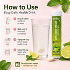NutraEver Apple Cider Vinegar Effervescent Tablets | 500mg ACV + B6 + B12 | Lemon Masala Flavour