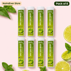 NutraEver Apple Cider Vinegar Effervescent Tablets | 500mg ACV + B6 + B12 | Lemon Masala Flavour