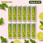 NutraEver Apple Cider Vinegar Effervescent Tablets | 500mg ACV + B6 + B12 | Lemon Masala Flavour