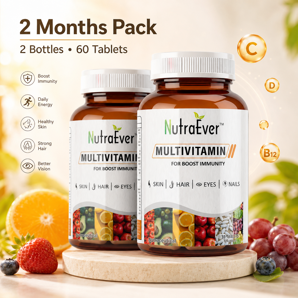 Nutra's Multivitamin for boost immunity