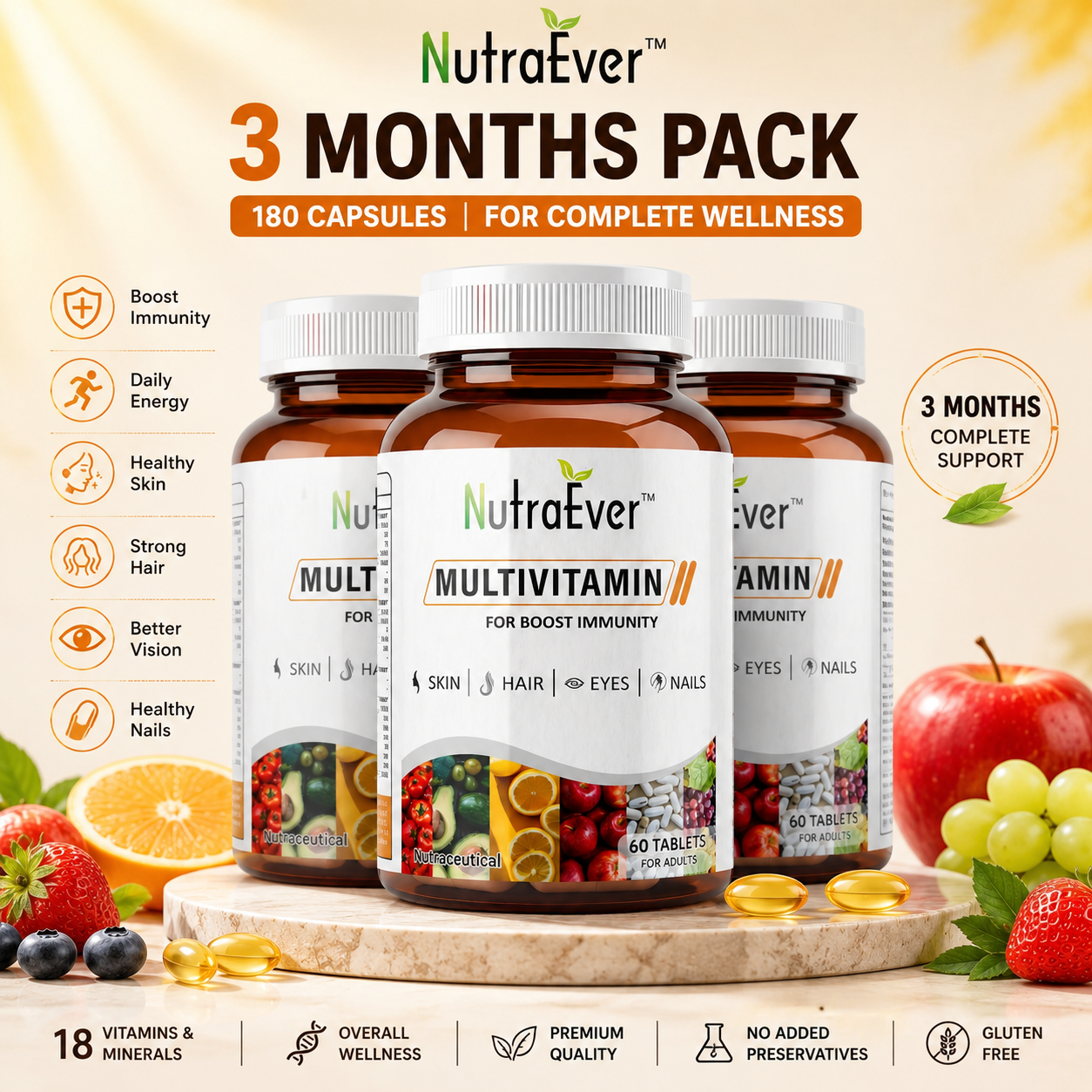 Nutra's Multivitamin for boost immunity