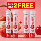NutraEver Apple Cider Vinegar Effervescent Tablets | 500mg ACV + B6 + B12